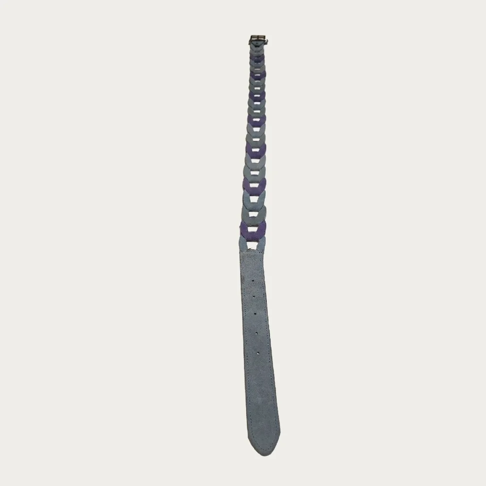Mudd Blue and Purple Chain-Link Belt